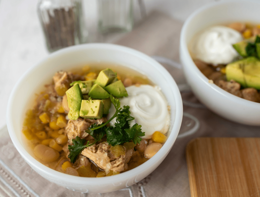 Simple Slow Cooker White Bean Chicken Chili