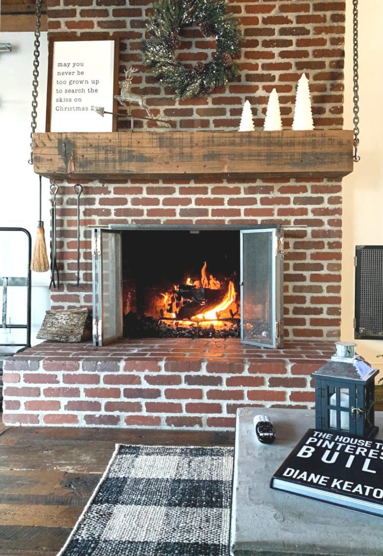 How to Paint your brick fireplace 