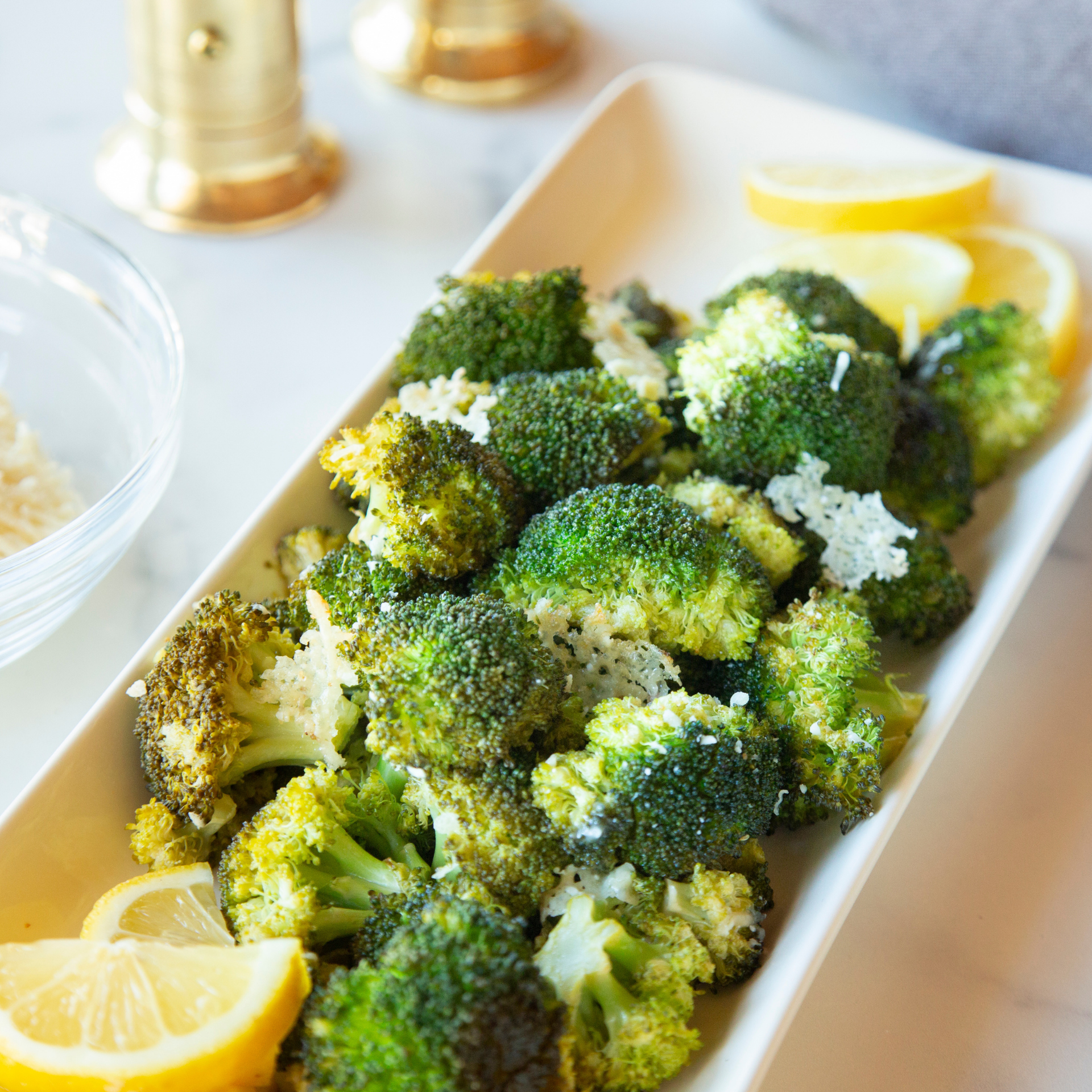oven roasted broccoli with parmesan and lemon (1)