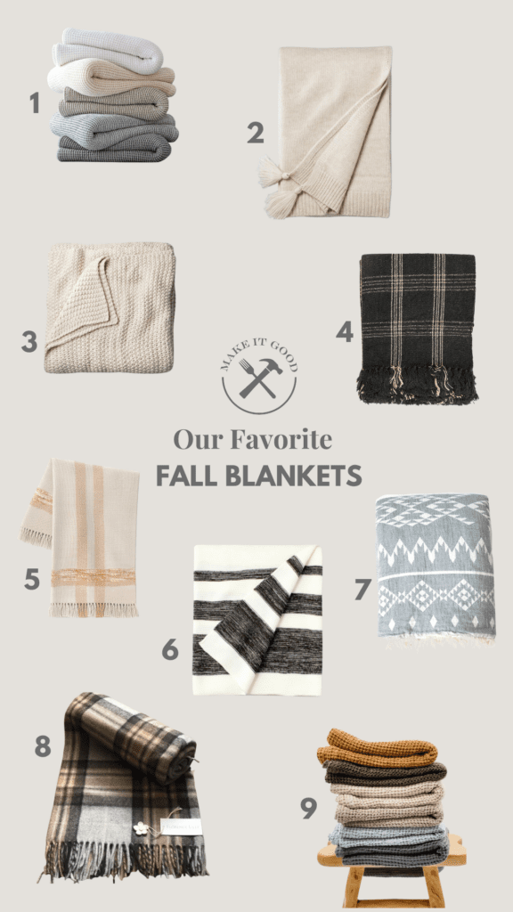 The Coziest Fall Blankets 2022